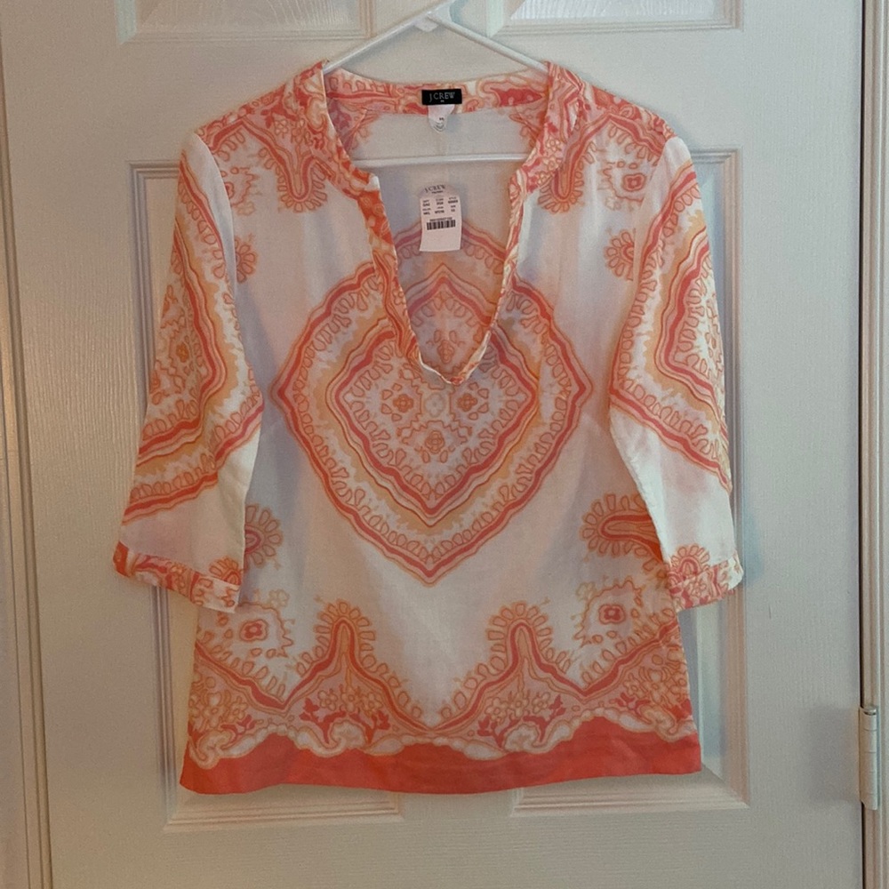 J Crew factory, cotton top, XS, NWT